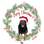 $12 Donation- Handmade Acrylic K9 Christmas Ornaments (Limited Time Only)