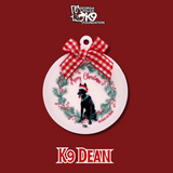 $12 Donation- Handmade Acrylic K9 Christmas Ornaments (Limited Time Only)