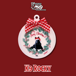 $12 Donation- Handmade Acrylic K9 Christmas Ornaments (Limited Time Only)