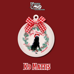 $12 Donation- Handmade Acrylic K9 Christmas Ornaments (Limited Time Only)