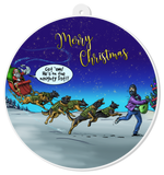 $14 Donation-Georgia Police K9 Foundation Christmas Card Design Collector Edition Ornament