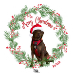 $12 Donation- Handmade Acrylic K9 Christmas Ornaments (Limited Time Only)