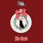 $12 Donation- Handmade Acrylic K9 Christmas Ornaments (Limited Time Only)