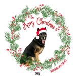$12 Donation- Handmade Acrylic K9 Christmas Ornaments (Limited Time Only)
