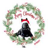 $12 Donation- Handmade Acrylic K9 Christmas Ornaments (Limited Time Only)