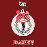 $12 Donation- Handmade Acrylic K9 Christmas Ornaments (Limited Time Only)