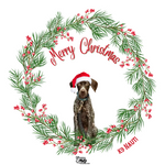 $12 Donation- Handmade Acrylic K9 Christmas Ornaments (Limited Time Only)