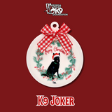 $12 Donation- Handmade Acrylic K9 Christmas Ornaments (Limited Time Only)