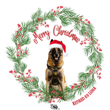 $12 Donation- Handmade Acrylic K9 Christmas Ornaments (Limited Time Only)