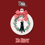 $12 Donation- Handmade Acrylic K9 Christmas Ornaments (Limited Time Only)