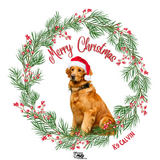 $12 Donation- Handmade Acrylic K9 Christmas Ornaments (Limited Time Only)