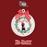 $12 Donation- Handmade Acrylic K9 Christmas Ornaments (Limited Time Only)