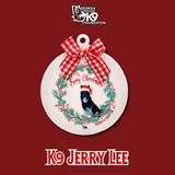 $12 Donation- Handmade Acrylic K9 Christmas Ornaments (Limited Time Only)