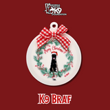 $12 Donation- Handmade Acrylic K9 Christmas Ornaments (Limited Time Only)