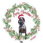 $12 Donation- Handmade Acrylic K9 Christmas Ornaments (Limited Time Only)
