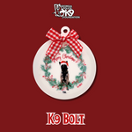 $12 Donation- Handmade Acrylic K9 Christmas Ornaments (Limited Time Only)