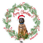 $12 Donation- Handmade Acrylic K9 Christmas Ornaments (Limited Time Only)