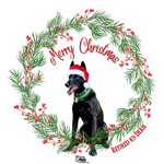 $12 Donation- Handmade Acrylic K9 Christmas Ornaments (Limited Time Only)