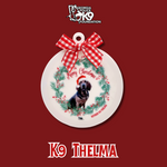 $12 Donation- Handmade Acrylic K9 Christmas Ornaments (Limited Time Only)