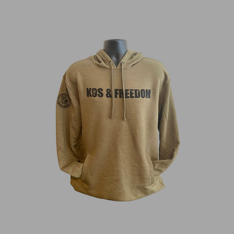 $40 Donation- K9s & Freedom Hooded Sweatshirt