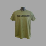 $32 Donation- K9s & Freedom Short Sleeved T-Shirt