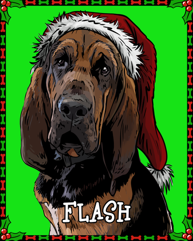 $6 Donation- Limited Edition K9 Flash Christmas Sticker
