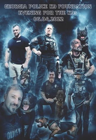 $15 Donation-2022 An Evening for the K9s Handler and K9 Poster (Small)