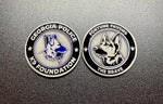 $20 Donation- Metal GPK9F Fortune Favors The Brave Challenge Coin