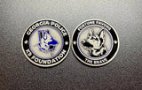 $20 Donation- Metal GPK9F Fortune Favors The Brave Challenge Coin