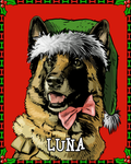 $6 Donation- Limited Edition K9 Luna Christmas Sticker
