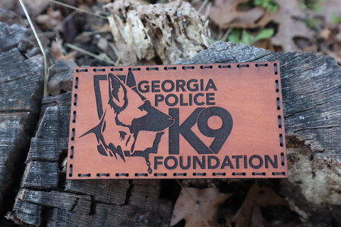 $22 Donation- Georgia Police K9 Foundation Leather Patch