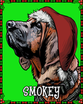 $6 Donation- Limited Edition K9 Smokey Christmas Sticker