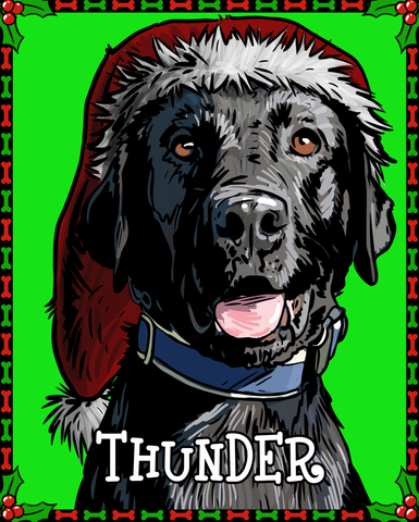 $6 Donation- Limited Edition K9 Thunder Christmas Sticker