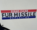 $10 Donation- Fur Missile Decal Sticker